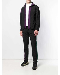 Мужской черный бомбер с принтом от Pyer Moss