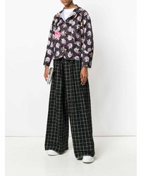 Женский черный бомбер с принтом от Tsumori Chisato