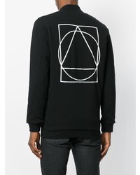 Мужской черный бомбер с принтом от McQ Alexander McQueen