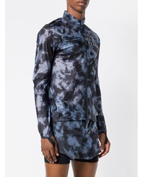 Мужской черный бомбер с принтом от Satisfy