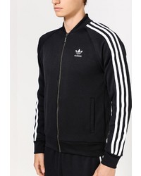 Мужской черный бомбер от adidas Originals