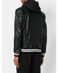 Мужской черный бомбер от Philipp Plein