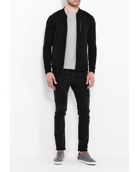 Мужской черный бомбер от Alcott