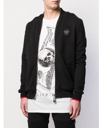 Мужской черный бомбер от Philipp Plein