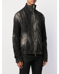 Мужской черный бомбер от Giorgio Brato