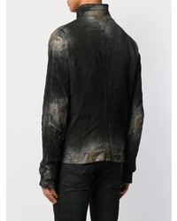 Мужской черный бомбер от Giorgio Brato