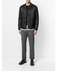 Мужской черный бомбер от Oamc