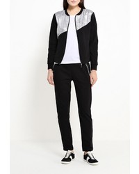 Женский черный бомбер от Aurora Firenze