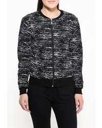 Женский черный бомбер от Aurora Firenze