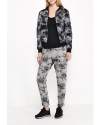 Женский черный бомбер от Aurora Firenze