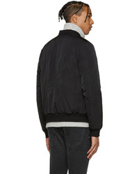 Мужской черный бомбер от BLK DNM