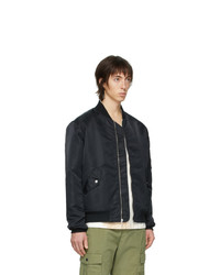 Мужской черный бомбер от John Elliott