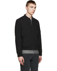 Мужской черный бомбер от A.P.C.