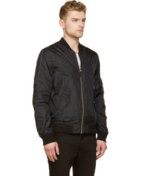 Мужской черный бомбер от BLK DNM