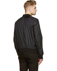 Мужской черный бомбер от BLK DNM