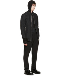 Мужской черный бомбер от Thamanyah