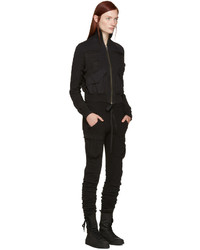 Женский черный бомбер от Haider Ackermann