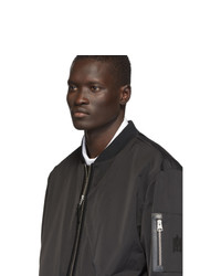 Мужской черный бомбер от Mackage