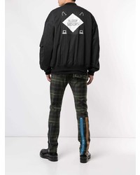 Мужской черный бомбер от Undercover