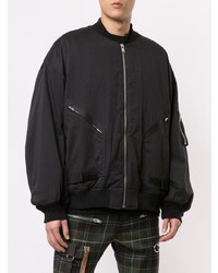Мужской черный бомбер от Undercover