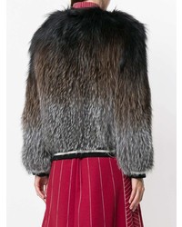 Женский черный бомбер от Liska