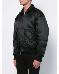 Мужской черный бомбер от Mjb