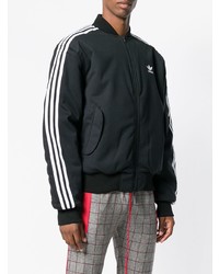 Мужской черный бомбер от adidas