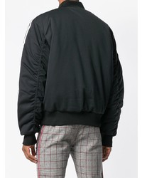 Мужской черный бомбер от adidas