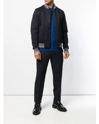 Мужской черный бомбер от Herno