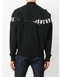 Мужской черный бомбер от Versus