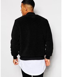 Мужской черный бомбер от Criminal Damage