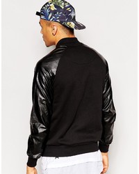 Мужской черный бомбер от Criminal Damage