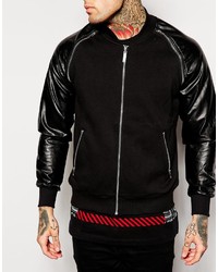 Мужской черный бомбер от Criminal Damage