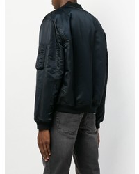 Мужской черный бомбер от Kent & Curwen