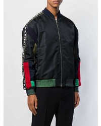 Мужской черный бомбер от Iceberg