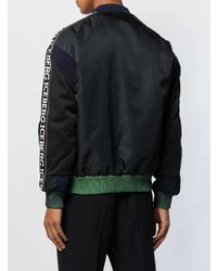 Мужской черный бомбер от Iceberg