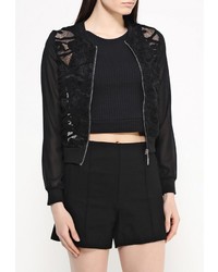 Женский черный бомбер от Bright Girl