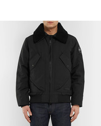 Мужской черный бомбер от Canada Goose