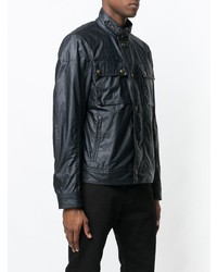 Мужской черный бомбер от Belstaff