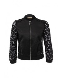 Женский черный бомбер от By Swan