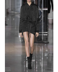 Женский черный бомбер от Anthony Vaccarello