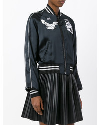 Женский черный бомбер от Off-White