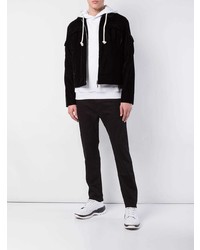 Мужской черный бомбер от Versus