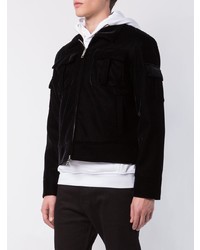 Мужской черный бомбер от Versus