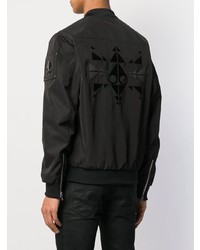 Мужской черный бомбер от Moose Knuckles