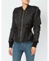 Женский черный бомбер от Faith Connexion