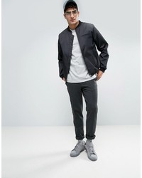 Мужской черный бомбер от Bellfield