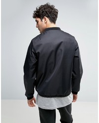 Мужской черный бомбер от Bellfield