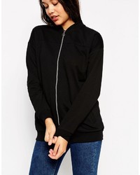 Женский черный бомбер от Asos