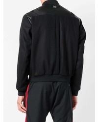 Мужской черный бомбер от Les Hommes Urban